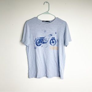 Brooklyn Motors blue tee